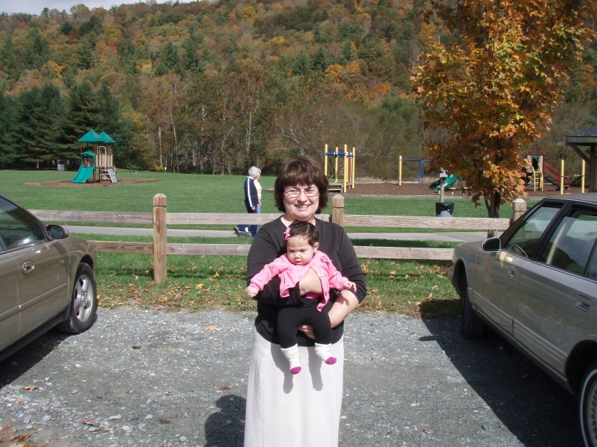 Rosemary and Marmie at Valle Crucis Park